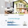LoraTap Wireless Lights Switch Kit, 915MHz 656ft Range Remote Control Lamps Ceiling Light Fan Household Appliances, 5 Years Warranty (Switch and Receiver)