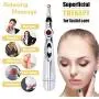 Acupuncture Pen, Electronic Massage Pen, Electronic Acupuncture Pen, Electronic Meridian Energy Pen for Pain Relief with 3 Massage Heads(Battery Not Included)