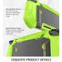 Mumba Dockable Case for Nintendo Switch, [Blade Series] TPU Grip Protective Cover Case Compatible with Nintendo Switch Console and Joy-Con Controller (Green)