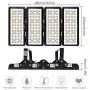 Viugreum 10 Pack 200W Outdoor Flood Lights LED Stadium Lights, 20000 Lumen Warm White 3000K 60° Beam Angle LED Spot Light, IP67 Waterproof Security Work Lights Long Distance Lighting