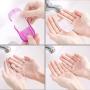 RUTICH 10 Boxes Mini Portable Travel Soap Paper Sheets with 20 Pcs Mini Compressed Towels Disposable Cleaning Hand Face Washing Paper Soap Set for Indoor Outdoor
