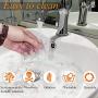 ZC GEL Universal Sticky Gel Pads (10 Pack), Removable Traceless Non Slip Mat Washable Reusable Anti Slip Pad for Car Dashboard Office Home Stick Anything Anywhere, Clear