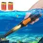 Pinpointer Metal Detector Handheld Underwater Metal Detector Fully Waterproof for Adults Small Portable Metal Detector Pin Probe with LED Indicator for Kids Treasure Hunting Tool (Black)