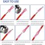 PONFY 100PCS Heat Shrink Bullet Connectors, Heat Shrink Female & Male Connectors Bullet Terminals, Insulated Waterproof Marine Crimp Automotive Connectors Wire Splice Connectors Kits