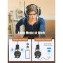 Mpow Bluetooth Shooting Ear Protection, Professional Electronic Earmuffs with AM/FM Mode, 29dB NRR Earmuffs with Adjustable Headband, Noise Cancelling headphones for Shooting, Construction, Mowing
