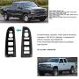 Dark Pewter Power Window Switch Bezel Front Left, for 2003-07 Silverado Sierra for 04-06 GMC Accessory 89045128