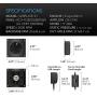 AC Infinity AIRPLATE S1, Quiet Cooling Fan System 4'' with Speed Control, for Home Theater AV Cabinets