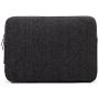 KAYOND Herringbone Woollen Water-Resistant for 11-11.6 Inch Laptop Sleeve Case Bag (11-11.6 Inches, Black)