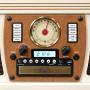 Victrola 8-in-1 Bluetooth Record Player & Multimedia Center, Built-in Stereo Speakers - Turntable, Wireless Music Streaming | Oak