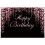 Funnytree 7x5ft Happy Birthday Party Backdrop Rose Golden Glitter Bokeh Sequin Spots Photography Background Pink Sparkle Shining Dots Girl Lady Baby Banner Cake Table Decoration Photo Booth