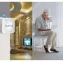 CallToU Caregiver Pager Wireless SOS Call Button Nurse Alert System Help Button for Home Elderly Patient Seniors Disabled Personal Attention Pager 500+ Feet 2 Waterproof Transmitters 1 Plugin Receiver