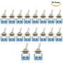 gadgeter 20 Pcs 125VAC 6A Amps On/On/ 2 Position Terminal SPDT Latching Mini Toggle Switch