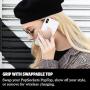 PopSockets: PopGrip with Swappable Top for Phones & Tablets - Aluminum Rose Gold