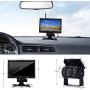 Wireless Car Backup Camera and Monitor Kit, Waterproof Night Vision Wireless Rear View Camera 7 Inch HD TFT LCD Monitor Parking System + Car Charger for 12V-24V Truck RV Trailer Camper Bus