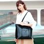 BROMEN Women Briefcase 15.6 inch Laptop Tote Bag Vintage Leather Handbags Shoulder Work Purses