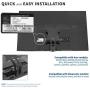 VIVO Quick Attach VESA Adapter Plate, Designed for Acer and Viewsonic Monitors Including R240HY bidx, SB220Q, RT240Y, R221Q, RT270, G227HQL, VX2276-smhd, and More, VESA up to 100x100, MOUNT-AR240H