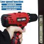 jar-owl 60-Piece Power Tool Set Cordless Drill Set with 16.8V Lithium Driver, Household Hand Tool Kit with Plastic Toolbox Storage Case, Power Tools Combo Kit with Multimeter for Home Repair