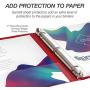 Samsill .5 Inch Value Document Storage 3 Ring Binder , Round Ring, 11 x 8.5 Inches, Red (11103)