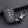 Royalfox(TM) 2/3/4 buttons soft silicone carbon fiber smart keyless remote Key Fob case Cover shell For Lexus RX IS CT GS NX ES RC RCF GSF es300 es330 es350 RC200 RC300 RC350 is300 is250 is350 (black)