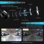 Car Rear View Camera, 20mm HD CCD Backup Camera, Waterproof Reverse Camera with Parking Assist Line Mirror Image Night Vision Parking Camera for 12V Car Pickup Mini-Truck RV SUV Minivan Camper