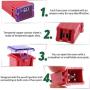 30 pcs Automotive Combination LOW and TALL/STD PROFILE JCASE Box Shaped Assortment Fuse Kit Compatible for Ford, Chevy/GM, Nissan, and Toyota Pickup Trucks, Cars and SUVs