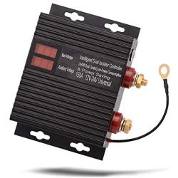 150 Amp Dual Battery Smart Isolator Universal 12V/24V Voltage Sensitive Relay for ATV, UTV, RV, Truck, Jeep, SUV Off-Roader Vehicle, High Current Battery Protection Split Charge Starter Relay