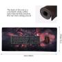 Timor Professional Gaming Mouse Pad, Custom Design Stitched Edges Waterproof Non-Slip Rubber Base Mousepad Great for Laptop, Computer & PC, 11.8x9.8inches，3mm， Black (90X40 CharizardA23)