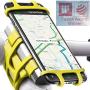 ANCwear Bike Motorcycle Phone Mount, 5-in-1 Portable Phone Holder, Adjustable Silicon Universal Fit Handlebars and Smart Phones Like iPhone Xs Max R X 8 Plus 7 Samsung ANCwear Bike Motorcycle Phone Mount, 5-in-1 Portable Phone Holder, Adjustable Silicon Universal Fit Handlebars and Smart Phones Like iPhone Xs Max R X 8 Plus 7 Samsung