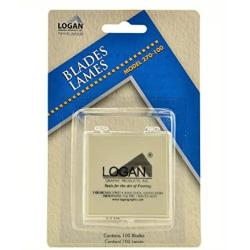 Logan Graphic Products, Inc. Mat Cutter Replacement Blades, 100-Pack (ANL270-100)
