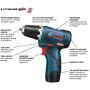 Bosch Power Tools Drill Kit - PS31-2A - 12V, 3/8 Inch, Two Speed Driver, Cordless Drill Set - Includes Two Lithium Ion Batteries, 12V Charger, Screwdriver Bits & Soft Carrying Bag, Blue