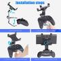 KDD Switch Pro Controller Clip Mount for Nintendo Switch/Switch Lite, Adjustable Clip Clamp Holder Mount for Nintendo Switch Pro Controller