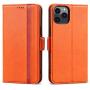 Rssviss for iPhone 12 Pro Max Case 6.7'', Protective Leather Wallet Shockproof Magnetic Flip Phone Cover with Card Slots and Stand for iPhone 12 Pro Max 6.7''-Orange