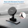 Magnetic Phone Car Mount - FLOVEME 360° Rotate Magnetic Cell Phone Holder for Car Dashboard Hands Free Phone Magnet Car Mount for iPhone 12 11 Pro Xs Max X XR 8 7 6 Samsung Note 20 S21 S11 S10 S9 Plus