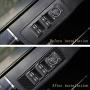 LANZMYAN Window Lift Control Panel Sticker Carbon Fiber Door Window Lock Switch Trim Cover Interior Accessories for Ford F150 2015 2016 2017 2018 2019 2020 Black 4PCS