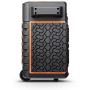 ION Audio Raptor | Ultra-Portable 100-Watt Wireless Water-Resistant Speaker with 75-Hour Rechargeable Battery, Bluetooth Streaming, AM/FM Radio and Multi-Color Light Bar
