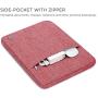 NIDOO 10 Inch Laptop Sleeve Case Water Resistant Protective Portable Bag for 9.7'' 10.5'' 11'' iPad Pro/ 10.5'' iPad Air/ 10'' Microsoft Surface Go/ 10.1'' Lenovo Yoga Book/ 10.5'' Samsung Galaxy Tab S4, Red