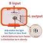 VCCA Motorcycle Flasher Relay, 12V 2-Pin Electronic Turn Signal Flasher Relay Speed Adjustable LED Flasher Fix Motorcycle Turn Signal Hyper Flash (Pack of 2)