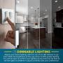 Sunperian 12 Pack BR40 LED Light Bulbs, 13W=85W, 3000K Soft White, 1400 Lumens, Dimmable Flood Light Bulbs for Recessed Cans, Enclosed Fixture Rated, Damp Rated, UL Listed, E26 Standard Base