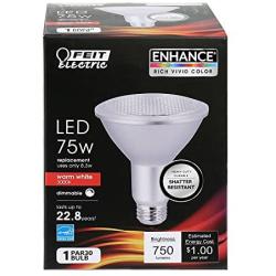 Feit Electric PAR30LDM/930CA Bulb, 4.8''H x 3.75'' D, Product Specific