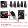 Genuine Carbon Fiber Key Fob Cover For Mercedes-Benz 2019-2021 A-Class C-Class G-Class 2017-2021 E-Class 2018-2021 S-Class Smart Car Remote Key, Car Key Fob Case For Men Fob Cover For Women - Black