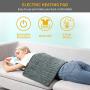 Electric Weighted Blanket - 19.7'' x 23.6'' 100W Comfortable & Plush Sleeping Comforter with Electric Heating Pad- Cozy Warming Relief for Neck, Shoulders, Leg, Back Pain - Soft & Thick Polyester Fabric