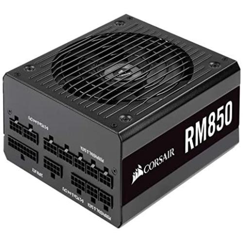 Corsair RM850, RM Series, 80 Plus Gold Certified, 850 W Fully Modular ATX Power Supply - Black