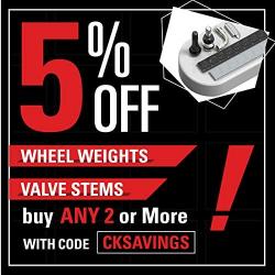 CKAuto 1/2oz, 0.5oz, Ultra Slim Low Profile, Black, Adhesive Stick On Wheel Weights, 12 oz/ 4 lb/Box, OEM Quality, (24pcs)