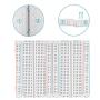 Breadboard Solderless Prototype PCB Board – ALLUS BB-2001 (15pcs) 400 Pin with 4 Power Rails and Double Sided Tape for Raspberry Pi and Arduino