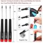 Triwing Screwdriver 17 in 1 Professional Screwdriver Game Bit Repair Tools Kit for Switch/Switch Lite/JoyCon, NES/SNES/DS/DS Lite/Wii/GBA