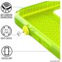 Vibe Series Case Designed for iPhone 12 Pro Max, Patented Rotating Mute Switch, Compatible with MagSafe, 10ft Drop Proof, Crux Accessories Attachment System - Neon Yellow
