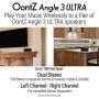 OontZ Angle 3 Ultra Waterproof 5.0 Bluetooth Speaker, 14 Watts, Hi-Quality Sound & Bass, 100 Ft Wireless Range, Play 2, 3 or More Speakers Together, OontZ App, Bluetooth Speakers (Black)