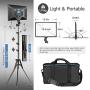 LED Video Lighting Kit with Wireless Remote, Dazzne D50(2 Packs) Dimmable Bi-Color 15.4“ LED Panel Light Stand, 45W 3000K-8000K CRI>96 Studio Light for Video Shooting Live Stream Photography YouTube