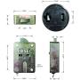 Yosec Electronic Safe Lock with Digital keypad for Safe Box with time delay function0-59 Minutes,1 Master Code and 5 User Code can be Set Dual Control Model
