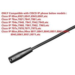Corded RJ9 Phone Headset Binaural with Noise Canceling Microphone ONLY for Cisco IP Phones: Such as 6941 7942 7971 8841,8845, 8851, 8861,8945, 8961, 9951, 9971 etc